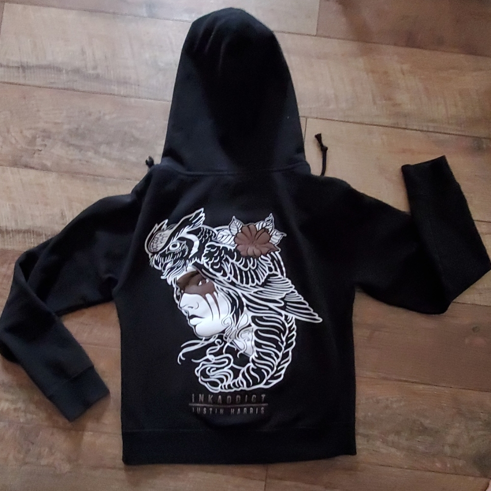 Ink Addict Zip Up Hoodie